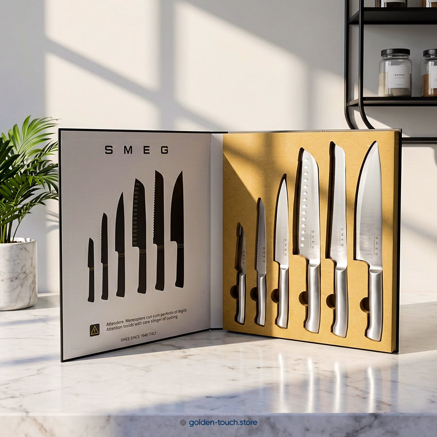 طقم سكاكين ٦ قطع SMEG