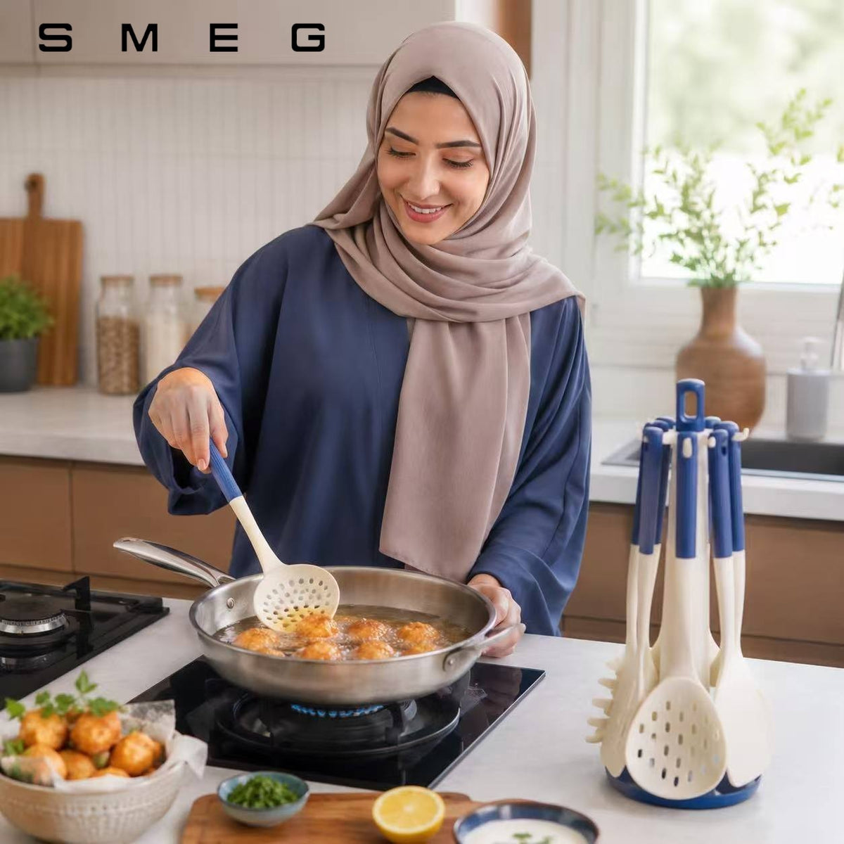 طقم توزيع يد سيلكون 7 قطع سميج